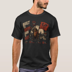 Camiseta Festa da Janta de Baratas - Construído para Sobrev