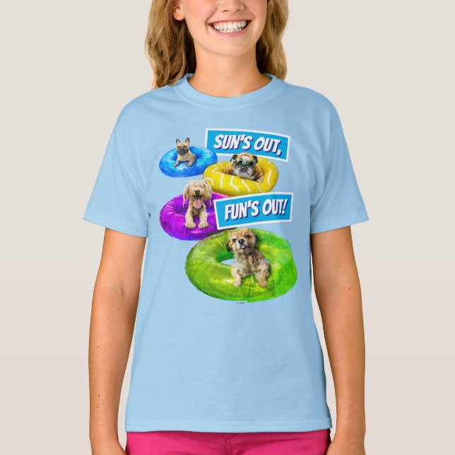 Camiseta Festa da Piscina do Cachorro (Frente)