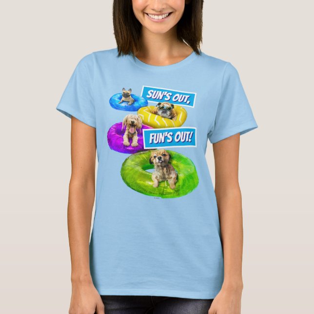 Camiseta Festa da Piscina do Cachorro (Frente)