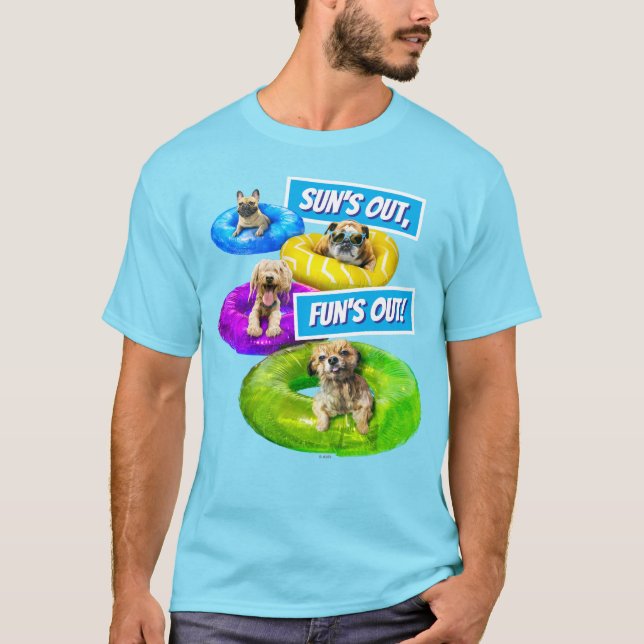 Camiseta Festa da Piscina do Cachorro (Frente)