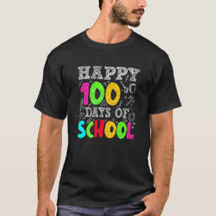 Camiseta Festa de 100 Dias Professores Fantasia 100 Dias Al