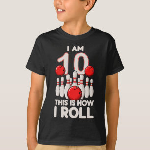 Camiseta Festa de 10 Anos de Boliche 10º Aniversário é como