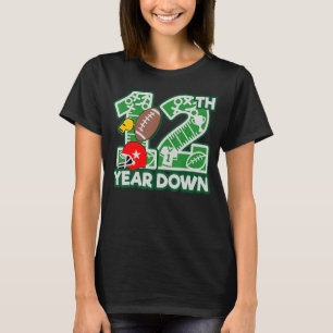 Camiseta festa de 12 de festas de futebol com idade de 12 a