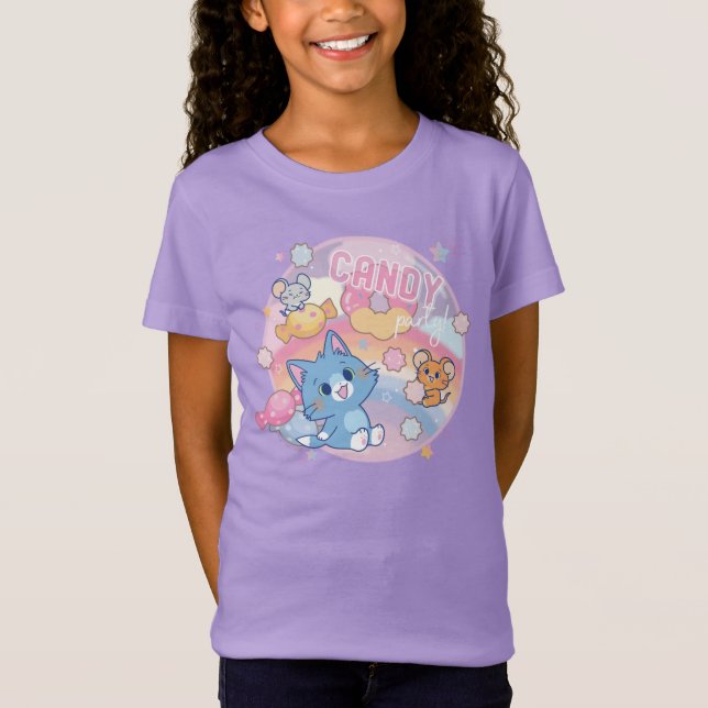 Camiseta Festa de Anime Tom e Jerry Candy (Frente)