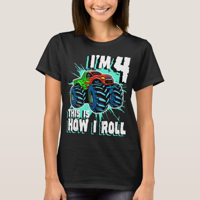 Camiseta festa de aniversário 4 Bo Bo (Frente)