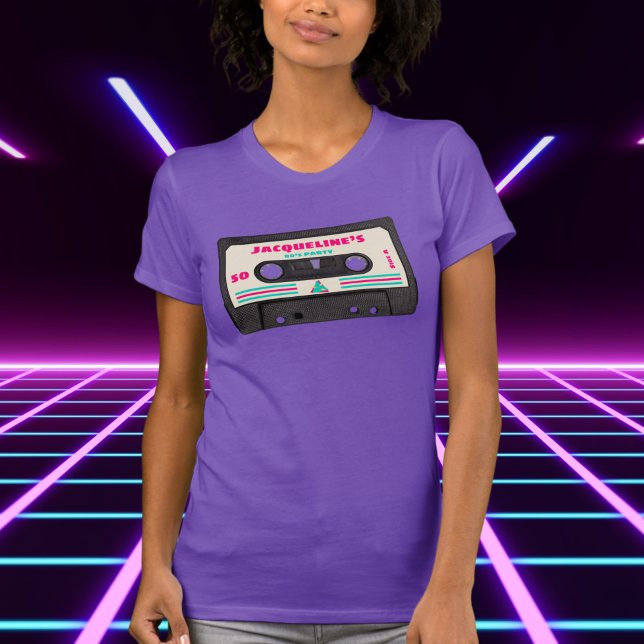Camiseta Festa de aniversário 50ª de Combinação de Música d (Criador carregado)