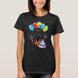 Camiseta Festa de aniversário Animal Pet Dog Proprietário D