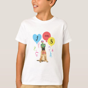 Camiseta Festa de aniversário Balões Malinois