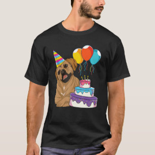 Camiseta Festa de aniversário Cachorro Proprietário do Cach