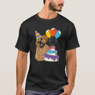 Camiseta Festa de aniversário Cachorro Proprietário do Cach