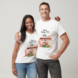 Camiseta Festa de aniversário com churrasco de cachorro que