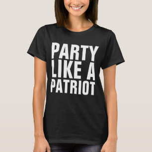 Camiseta Festa de aniversário COMO T-shirts PATRIOT