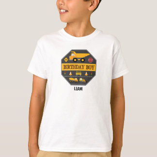 Camiseta Festa de aniversário da construção - t-shirt do