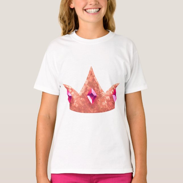 Camiseta Festa de Aniversário da Coroa da Princesa (Frente)