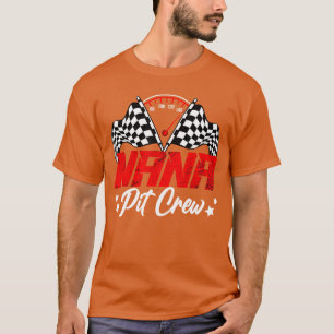 Camiseta Festa de Aniversário da Nana Pit Crew Corredora de
