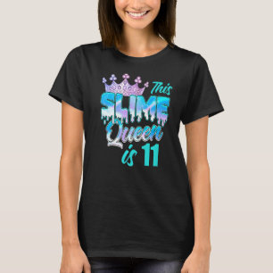 Camiseta Festa de aniversário da Rainha 11 de Lama por 11 A
