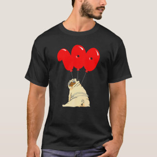 Camiseta Festa de Aniversário de 100 anos do Pug Gordo