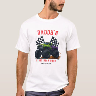 Camiseta Festa de Aniversário de 1 ano de Monster Trucks 