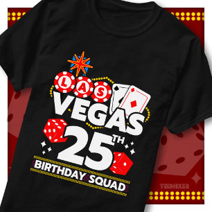 Camiseta Festa de Aniversário de 25 anos da Vegas no Cassin