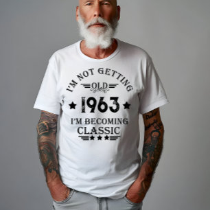 Camiseta Festa de aniversário de 60 anos personalizada vint