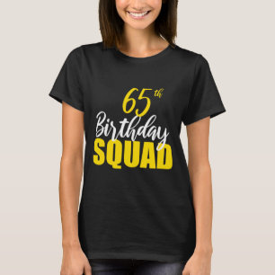 Camiseta Festa de Aniversário de 65 anos do Esquadrão Grupo