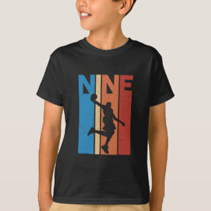 Camiseta Festa de Aniversário de 9 anos Nove 9 Anos de Idad