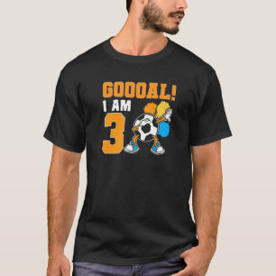 Camiseta Festa de aniversário De aniversário de 3 anos Cons