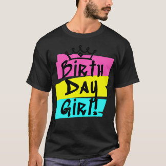 Camiseta Festa de aniversário de Aniversário para Meninas e