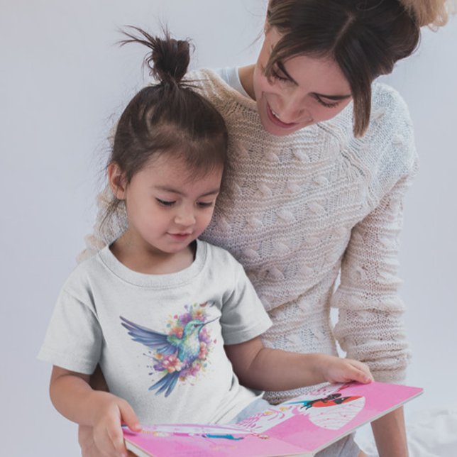 Camiseta Festa de aniversário de Buquê Floral de Aves Human (Criador carregado)