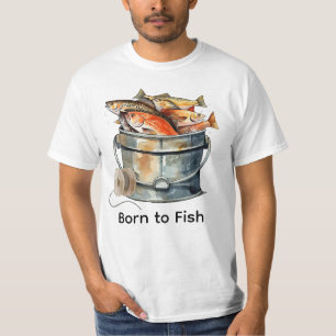 Camiseta Festa de aniversário de Capas de Pesca