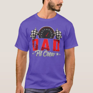 Camiseta Festa de Aniversário de Corrida Família do Papai E
