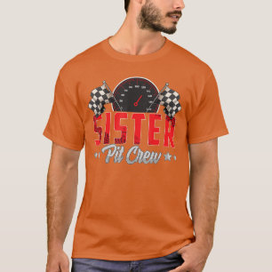 Camiseta Festa de Aniversário de Corrida Família Irmã Equip