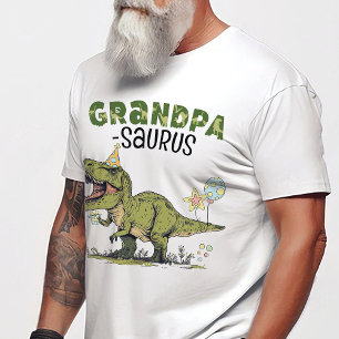 Camiseta Festa de Aniversário de criança Dinossauro Engraça