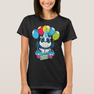 Camiseta Festa de Aniversário de criança do Urso de Panda B