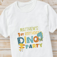Festa de aniversário de Dino Dinossaur Moderno e B