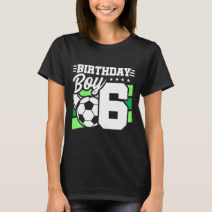 Camiseta Festa de Aniversário de Futebol Infantil - Menino 