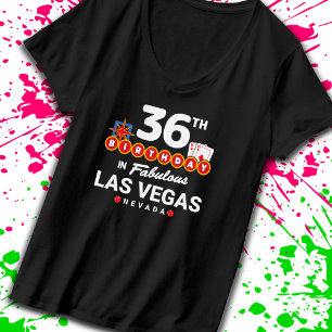 Camiseta Festa de aniversário de Las Vegas - 36º aniversári