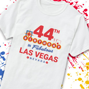Camiseta Festa de aniversário De Las Vegas - 44 no Anivers