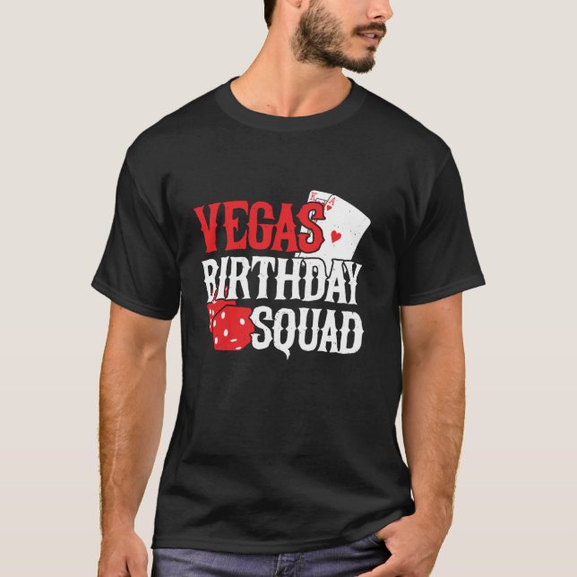 Camiseta Festa de aniversário de Las Vegas no aniversário d (Frente)