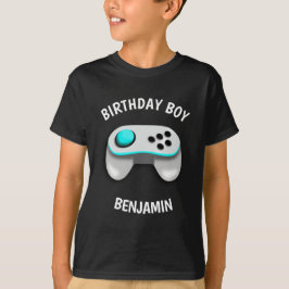 Camiseta Festa de Aniversário de Videogame Moderno