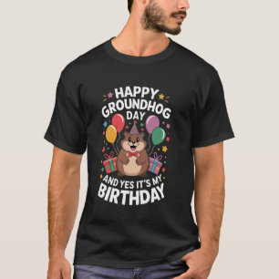 Camiseta Festa de Aniversário Dia do Caxinguelê com Balões
