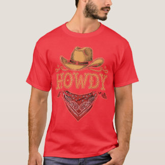 Camiseta Festa de Aniversário do Cowboy Ocidental Howdy Ami