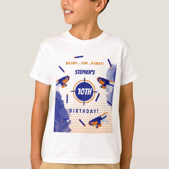 Camiseta Festa de aniversário dos Rapazes da Batalha de Dar (Frente)
