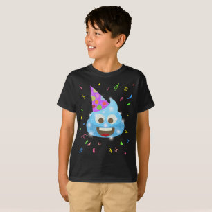 Camiseta Festa de aniversário engraçada de Emoji dos miú
