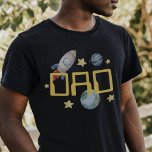 Camiseta Festa de aniversário Espacial Primeira Viagem Em T<br><div class="desc">Festa de aniversário Espacial Primeira Viagem À Volta Da Camisa-T Do Pai Solar</div>