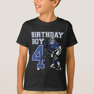 Camiseta Festa de Aniversário Infantil Tema Hóquei no Gelo
