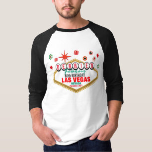 Camiseta Festa de aniversário Las Vegas - Personalizável 