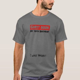 Camiseta Festa de aniversário Livro Guest Presente De 1950 