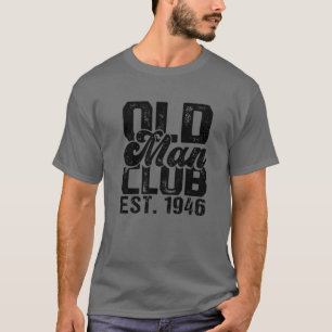 Camiseta Festa de aniversário Mens 1946 - Velho Clube Est.