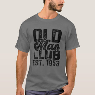 Camiseta Festa de aniversário Mens 1953 - Velho Clube Est.